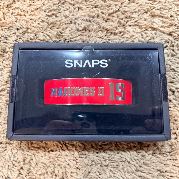 Snaps Other - NFL SNAPS KC Chiefs Patrick Mahomes SnapBack Hat Strap Accessory NIP